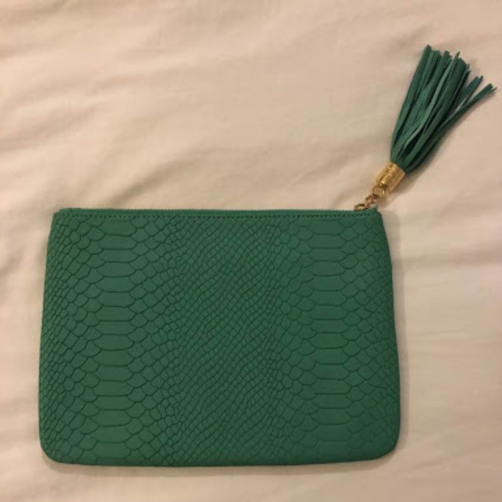 GiGi New York All in One Clutch/Bag - Teal